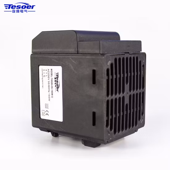 Langlebiger IP20-Industrieheizer aus Kunststoff mit Axialventilator